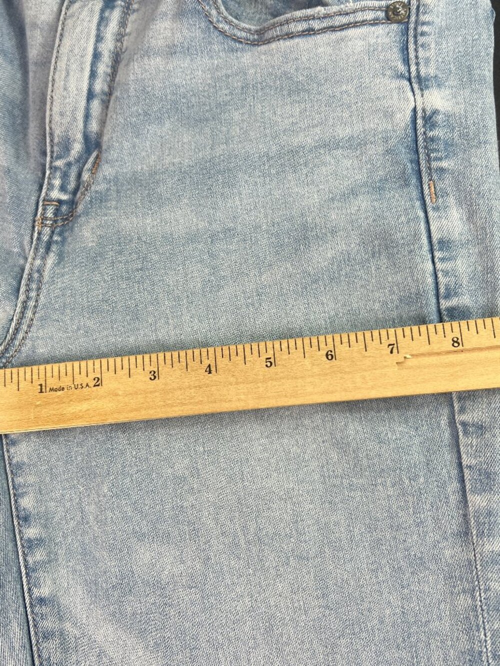 American Eagle Jeans Women 28x34* Super High Rise Flare Light Blue Denim Tag 8XL - Picture 14 of 16